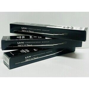 Lot3 NYX That's the Point Super Edge Artistry Eyeliner, Black, 0.8fl .oz,Ea